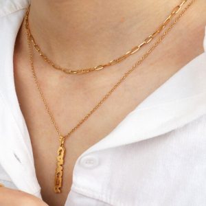 Custom zodiac necklace stainless steel