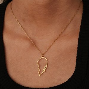 Custom necklaces with names for couples