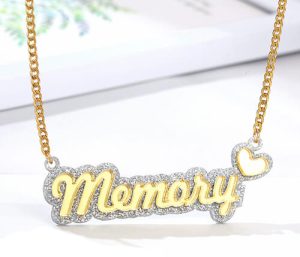 acrylic name necklace wholesale