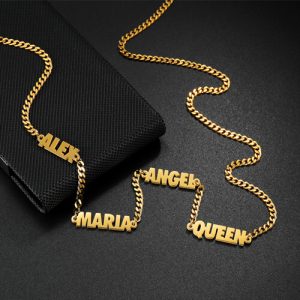 Personalised 4 name necklace​ vendor