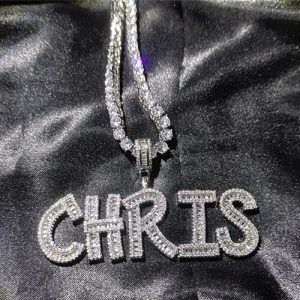 Custom name iced out cz pendants​