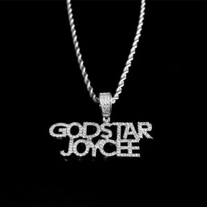 Custom made diamond name necklace​