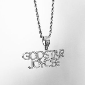 Personalized name diamond necklace​