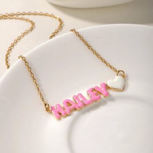 Custom enamel necklace wholesale​