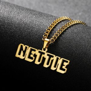 Mens custom gold necklace pendant​