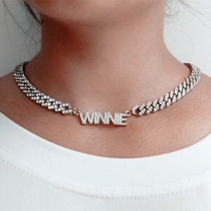 custom name chains iced out​