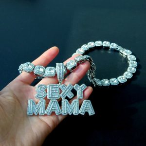 Customize chains with words diamonds​