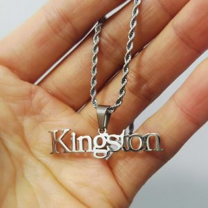 Custom nameplate necklace vendors​ - high quality