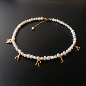 Custom freshwater pearl necklace​