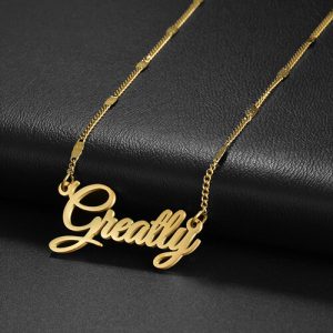 Make your own cursive name necklace​
