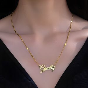 custom made cursive name necklace​