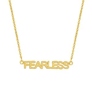 Personalised necklaces with inspirational words​