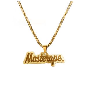 Personalised word necklace pendant​ for men