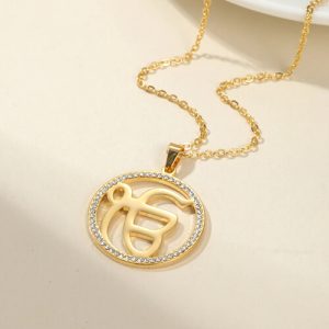 Ek onkar diamond pendant​ necklace