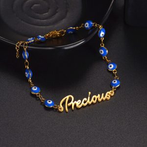 Make your own evil eye bracelet​