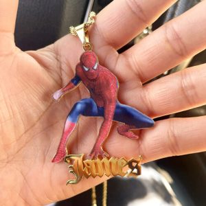 personalized pendant necklace with picture​ and name
