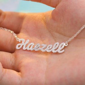 custom made name plate necklaces​