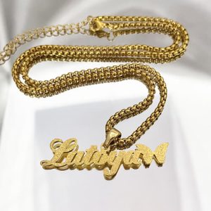 Custom font name necklace​ maker