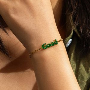 enamel name bracelet​