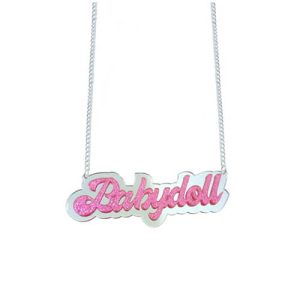 Personalised diy acrylic necklace pendants​ bulk