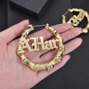 Custom bamboo earrings vendor - fast shipping