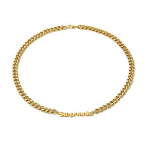 Custom name plate necklace with cuban link​ chain