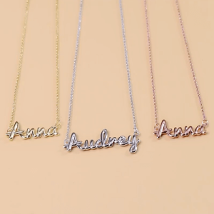 custom 3d necklace with name​