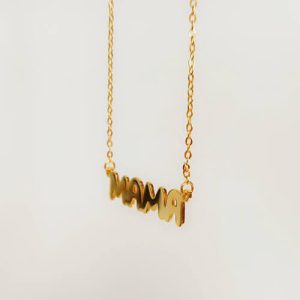 custom bubble nameplate necklace​