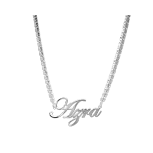 Custom name necklace tennis chain​ diamond