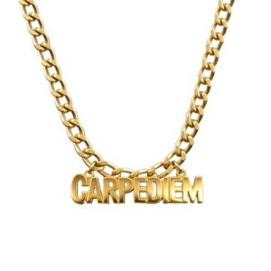 Personalized thick chain necklace with name​