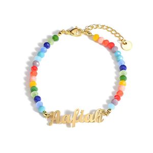 Make your own beaded name bracelet​ - no minimum