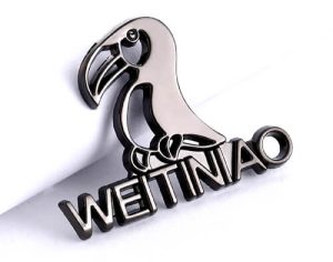 Company name tag pins custom with logo