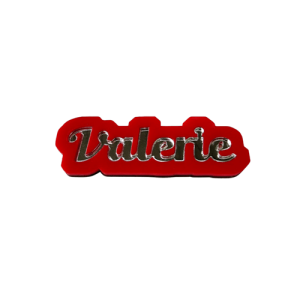 Making laser cut acrylic name brooches​