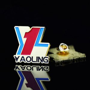 Custom enamel pins with logo