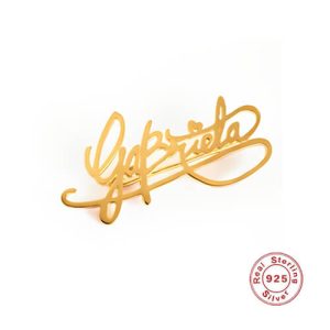 Create womens name brooches personalized