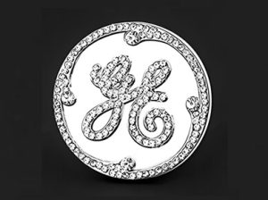 Custom rhinestone logo pins no minimum
