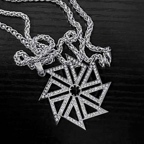 Diamond logo pendant necklace manufacturer - no MOQ