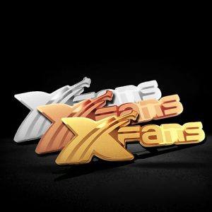 Custom company logo pins