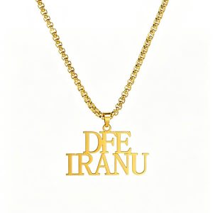 Design your own nameplate necklace​ small order accept