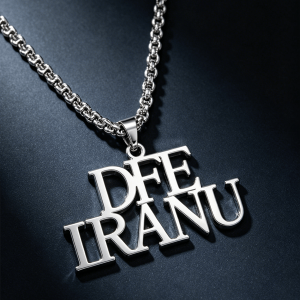 Create 2 line name necklace in bulk