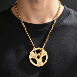 personalized sports necklaces for men