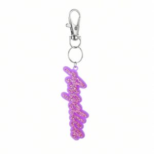 Laser cut acrylic personalized keychain with name