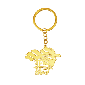 Design your own metal keychains custom shaped