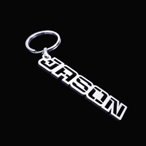 Make your own personalised name keyrings