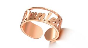 Custom made name rings wholesale