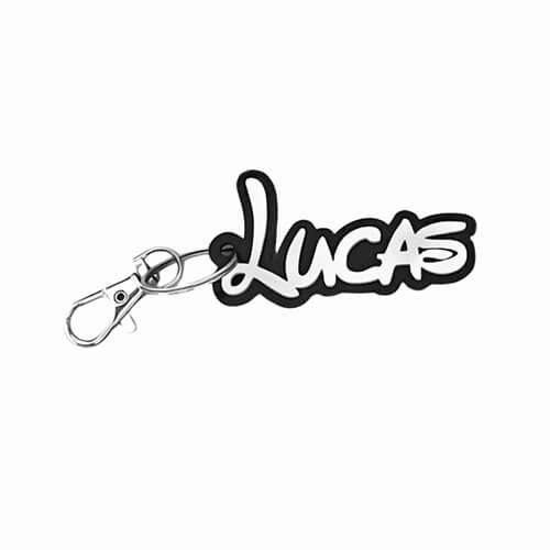 Laser cut acrylic keychain with name wholesale 