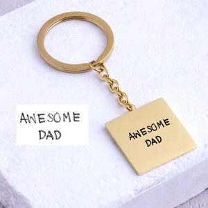 Custom engraved stainless steel keychains​