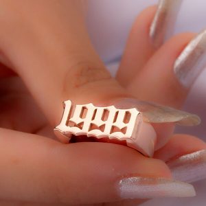 Rings with birth year old english
