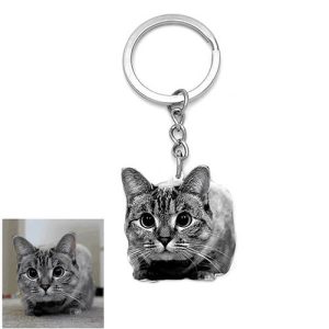 Create your own personalised engraved photo keyrings