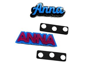 Design your own acrylic magnet name badge